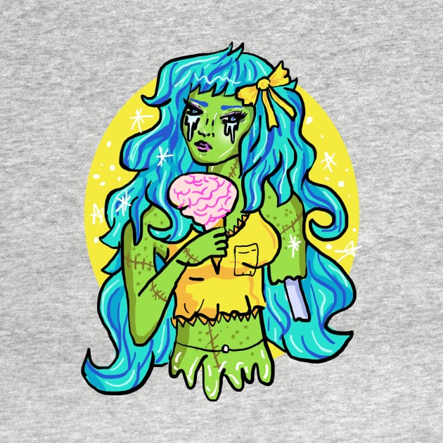 Zombie Gal Kawaii Shirt by LunaElizabeth